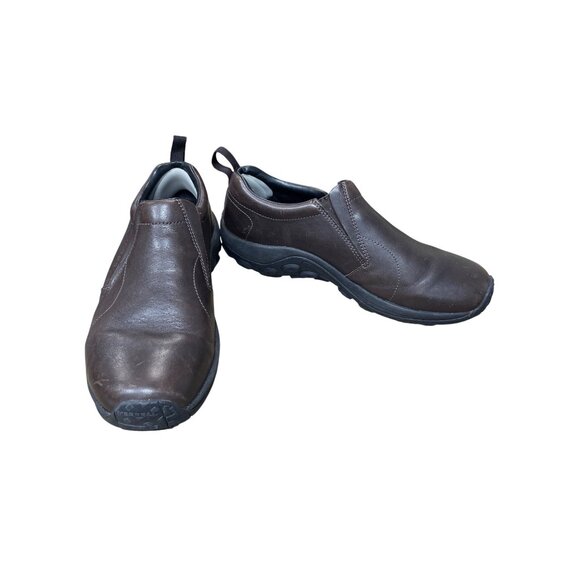 Merrell Other - Merrell Mens brown leather slip on comfort casual loafers Sz 13 SKU 9650